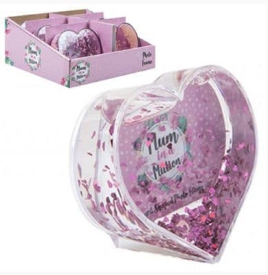 Heart Shaped Acrylic Photo Frame Mum In A Million