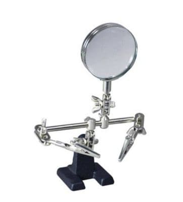 Helping Hands with 60 mm Magnifier Lens and 2 Articulated Arms