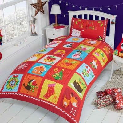 Hover to zoom  CHILDRENS CHRISTMAS BEDDING - ADVENT PANEL