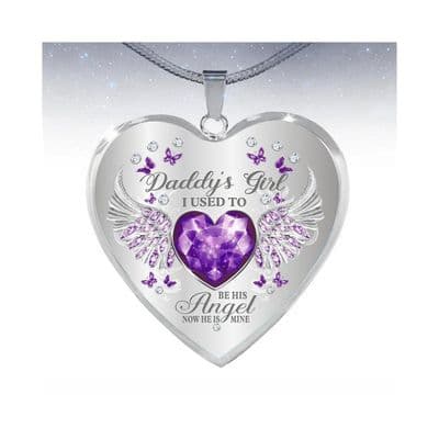 I Used Minimalist To Be His Angel Necklace With Plated Snake Chain