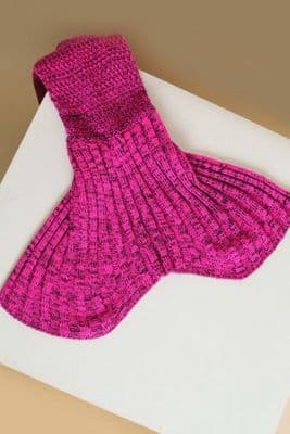 Kids Knitted Mermaid Blanket
