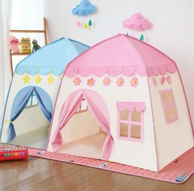 Kids Play Tent Children Indoor Outdoor Princess Castle Folding Cubby Toys Enfant Room House