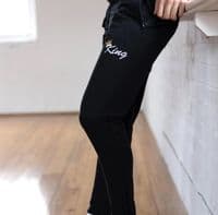 King Embroidered Joggers