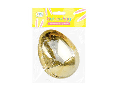 Large Golden Refillable Easter Egg