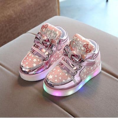 Light Up Shoes Flashing Breathable Sneakers Luminous Casual Shoes For Kids