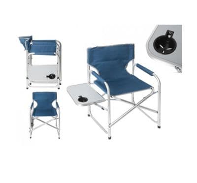 Lightweight Indigo Camping Chair With Table