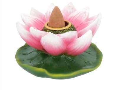Lotus of Purity Backflow Incense Burner 7.7cm
