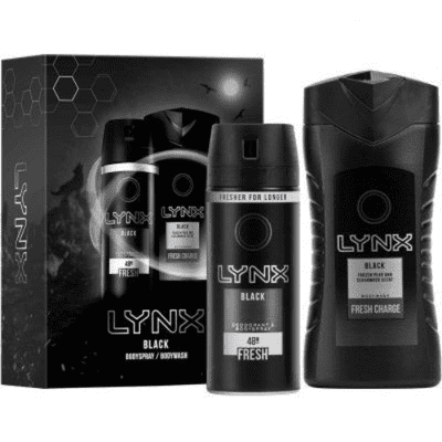 LYNX Black For Him 2pcs Gift Set