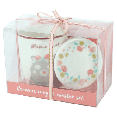 Mama Bear Mug And Coaster Set