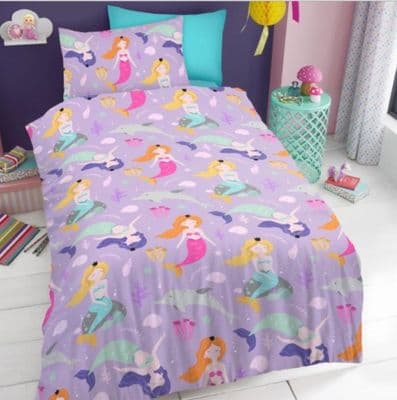 MERMAIDS CHILDRENS DUVET SET