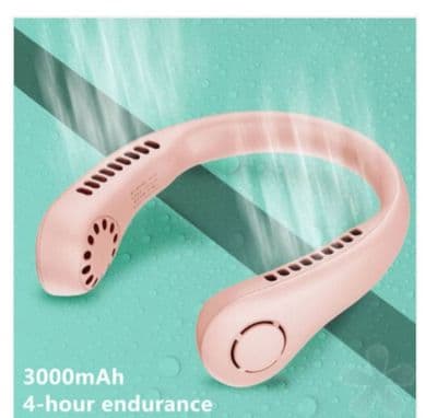 Mini Neck Fan Portable Hanging Neck Fan Bladeless Mute Fans Air