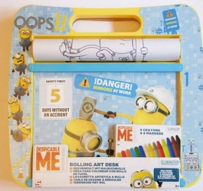 Minions Rolling Art Desk