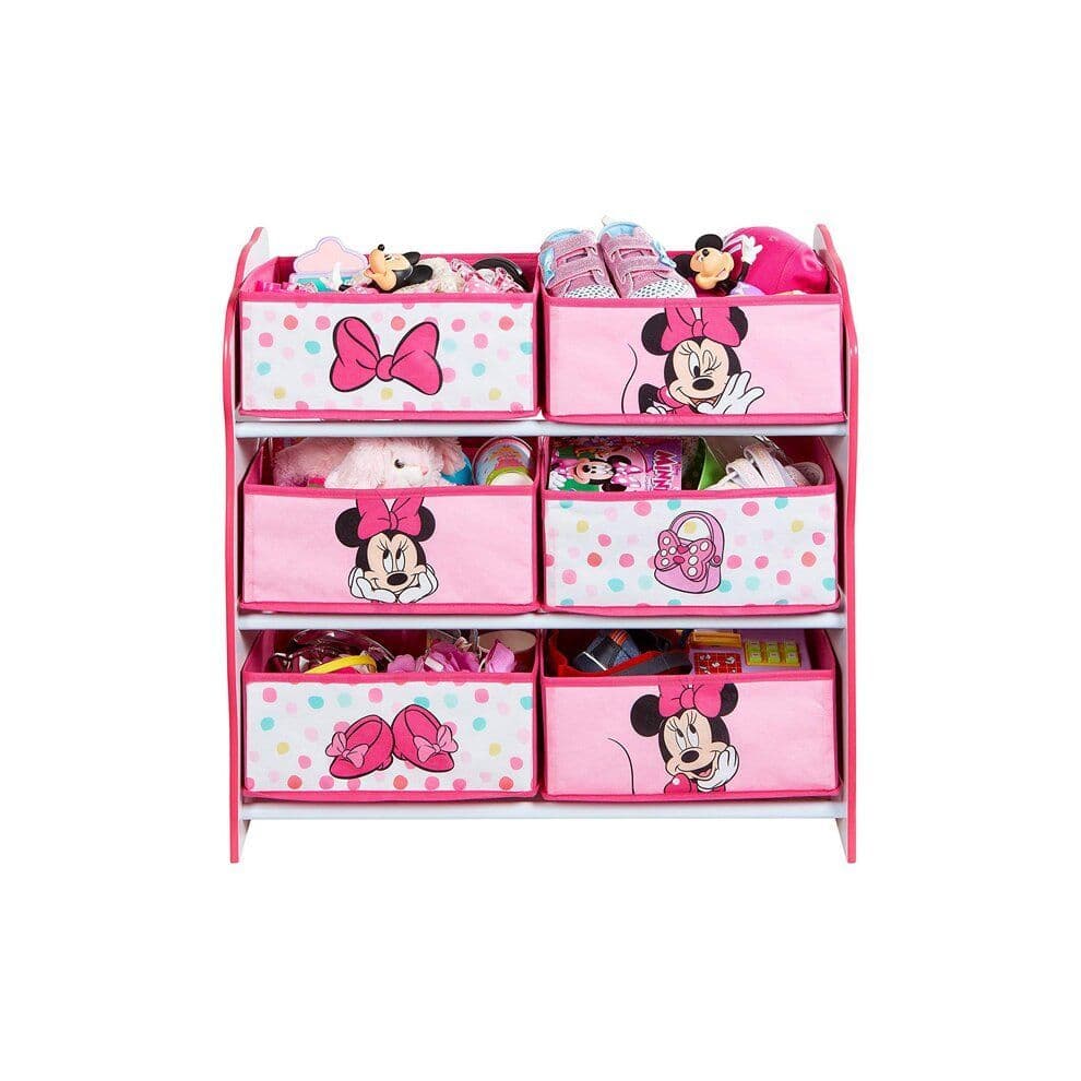 Minnie Mouse 6 Bin Storage Unit