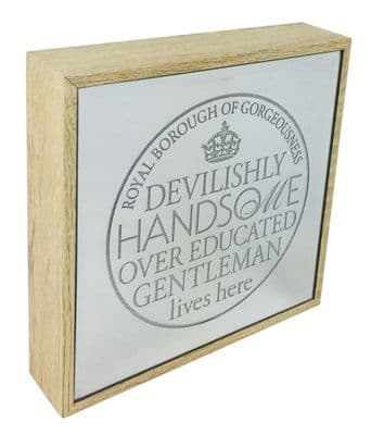 Mirror Light Up Frame Handsome Gentleman 16cm