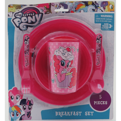 MY LITTLE PONY BREAKFAST/TABLEWARE SET 5 PIECE