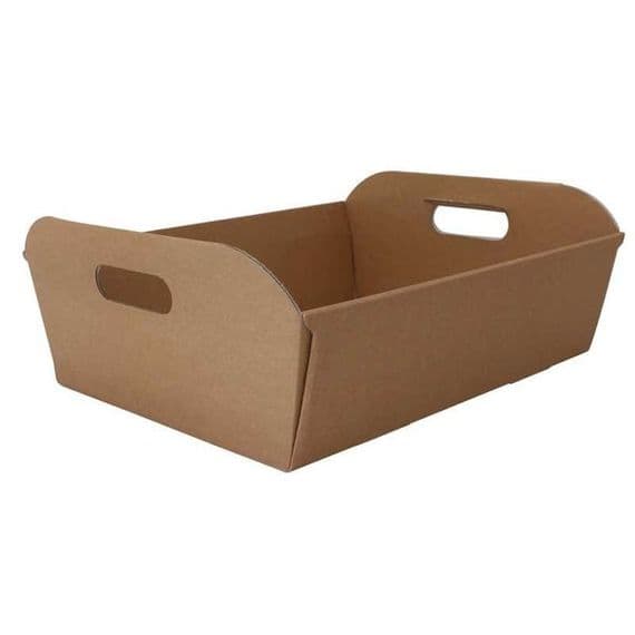 Natural Kraft Hamper Box Medium 38 5cm