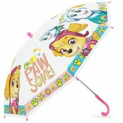 OFFICIAL CHILDRENS GIRLS PAW PATROL PAWSOME UMBRELLA