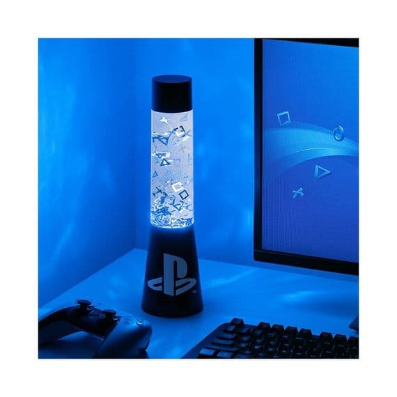 Official Playstation Icon Flow Lava Lamp With Playstation Icons