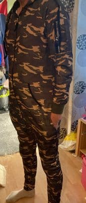 Overall Jumpsuit Jogging Cargo-Style Onesie Sportanzug