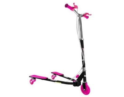 Ozbozz Scissor Scooter Black & Pink