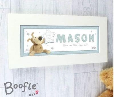 Personalised Boofle It's a Boy Name Frame