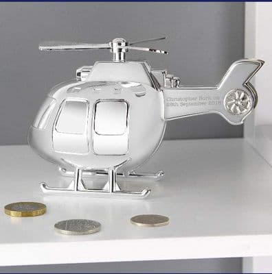 Personalised Helicopter Money Box