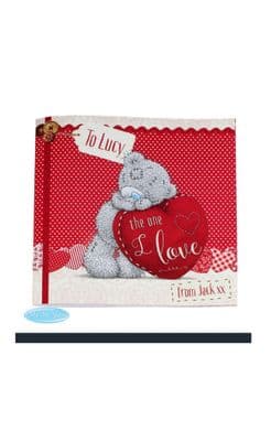 Personalised Me to You The One I Love Poem Book