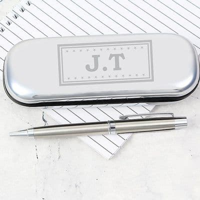 Personalised Monogram Pen and Box Set