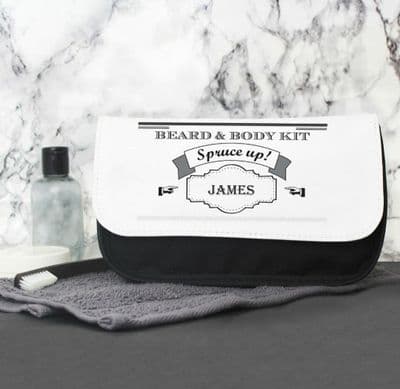 Personalised Spruce Up Men's Wash Bag
