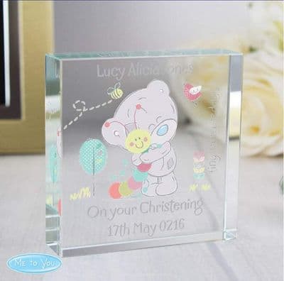 Personalised Tiny Tatty Teddy Cuddle Bug Large Crystal Token