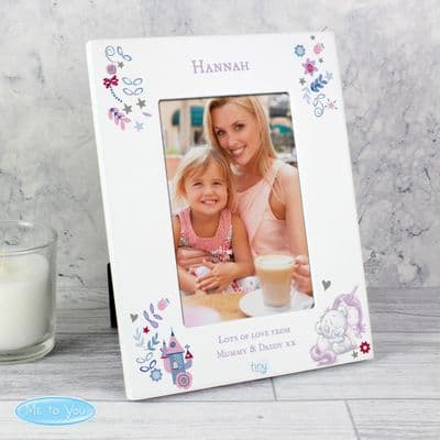 Personalised Tiny Tatty Teddy Unicorn 6x4 Photo Frame