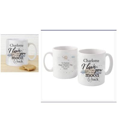Personalised To the Moon & Infinity... Mug