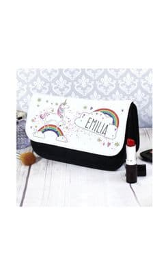 Personalised Unicorn Make Up Bag