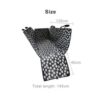 Pet Car Seat covers for Dog Back Seat Protector Dog Hammock