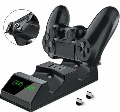 PS4 Controller Charger USB Charging Dock Station with LED light For Sony Playstation 4/ PS4/ Pro/ Sl