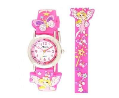Ravel Girls 3D Fairy Time Teacher Watch