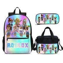 Roblox Backpack Lunch Bag Pencil Case Schoolbag