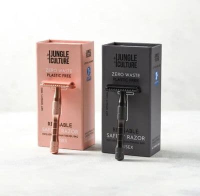 Rose Gold And Black Safety Razors
