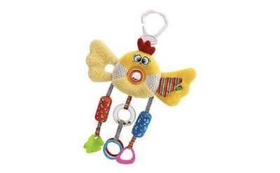 Safe Plush Nursery Mobile For Cribs Strollers Encourages Early Learning With Rotating Characters And