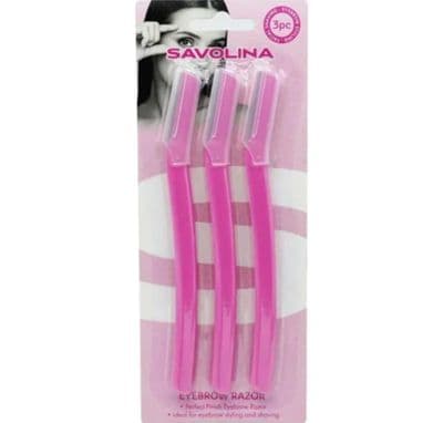 SAVOLINA Eyebrow Razor Shaver Trimmer in Pink