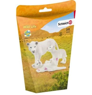 SCHLEICH LION MOTHER WITH CUBS