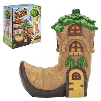 SECRET FAIRY GARDEN BOOT HOUSE