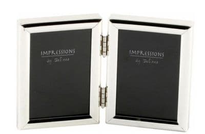 Shiny Silver Plated Photo Frame-2.5 x 3.5