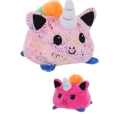 Sparkly Reversible Unicorn Soft Plush Toy