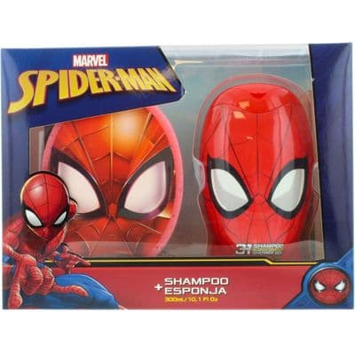 Spiderman Shampoo Set (350ml Shampoo + Sponge)