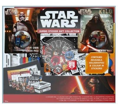 Star Wars Jumbo Stickers Gift Collection