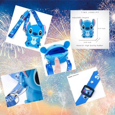 Stitch Lanyard With Wallet Stitch Purse Stitch Wallet Stitch Coin Purse Stitch Gifts For Girls Women