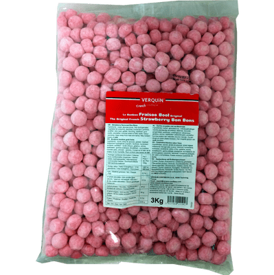 Strawberry Bon Bons (verquin) 3kg