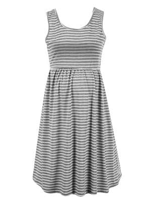 Stripe Maternity Tank Dress