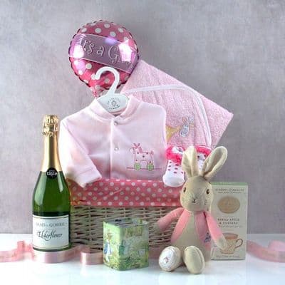 Sweet Baby Girl Gift Basket
